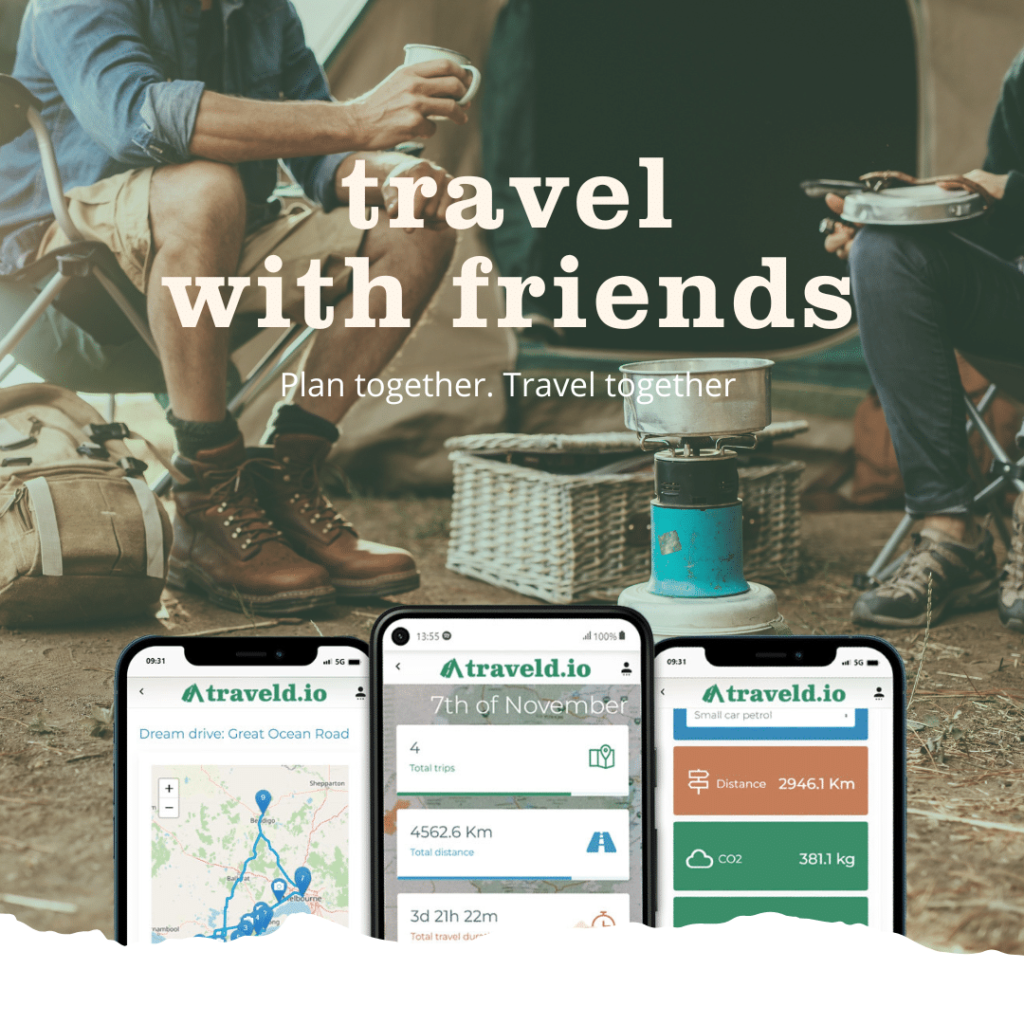 travel with friends. plan together, travel together